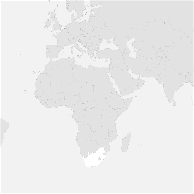 carte Afrique du Sud