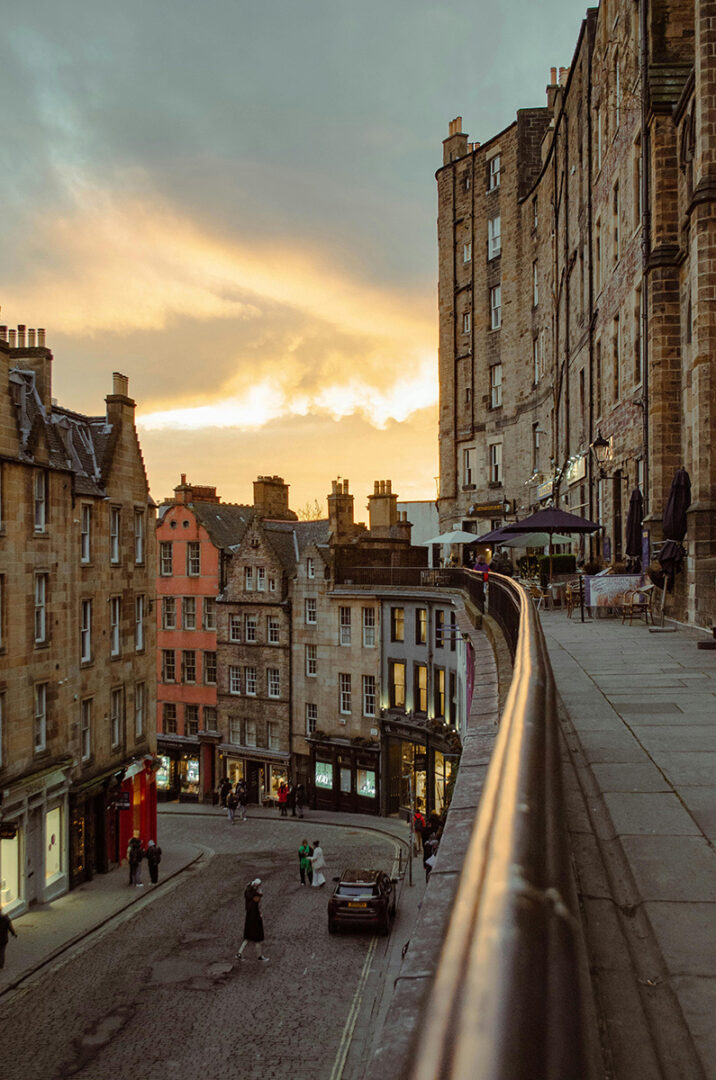 Arrivée à Edimbourg