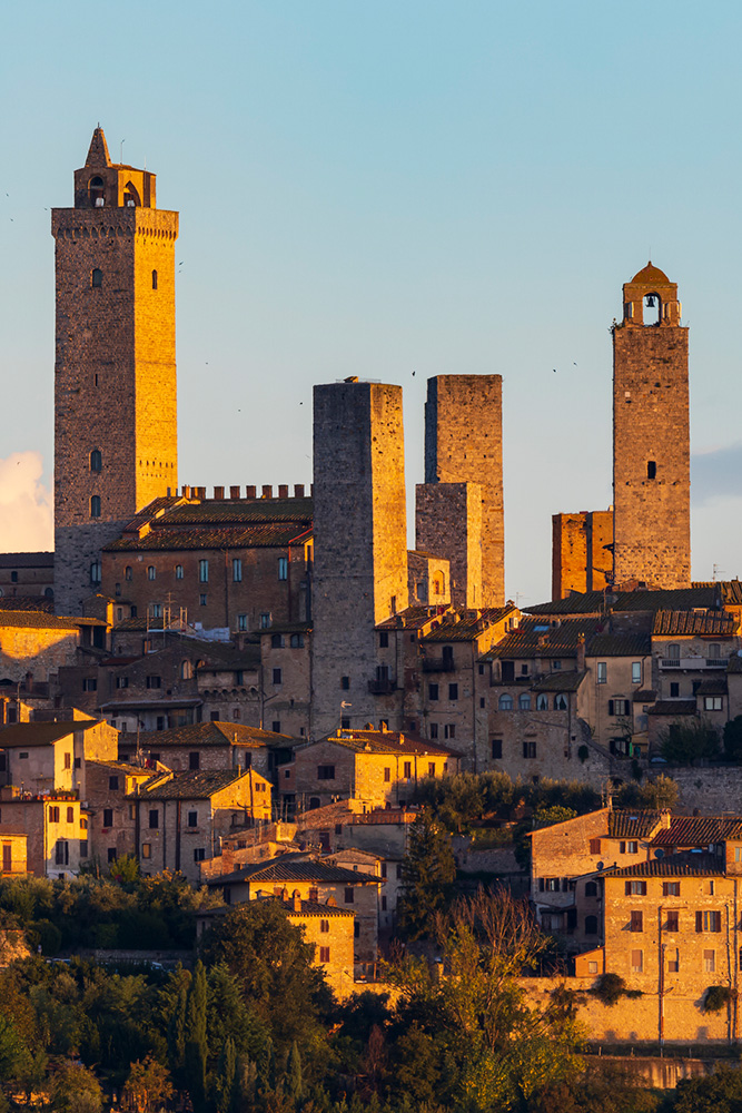 Val d'Orcia : Villages perchés et abbayes romanes