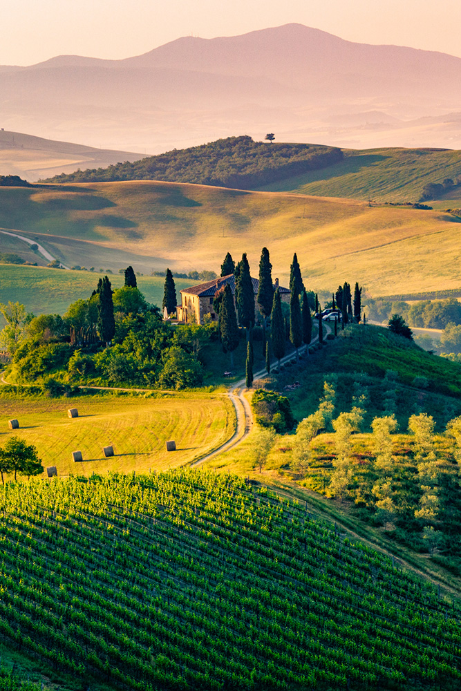 Sienne - Val d'Orcia : Au rythme des collines toscanes