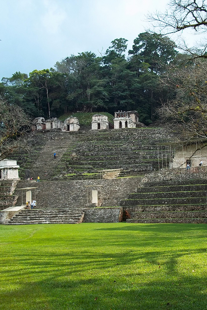 Dans les ruines de Bonampak 