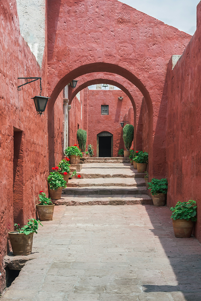 Dans le centre historique d'Arequipa
