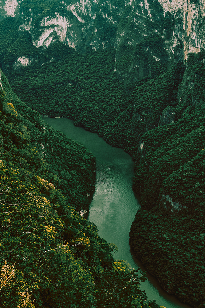 Traversée du canyon del Sumidera