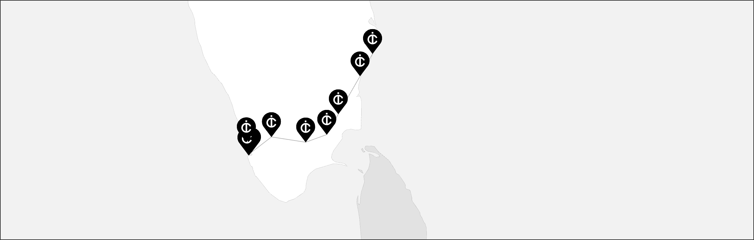 Douceurs de l'Inde du Sud, de Pondichery à Cochin