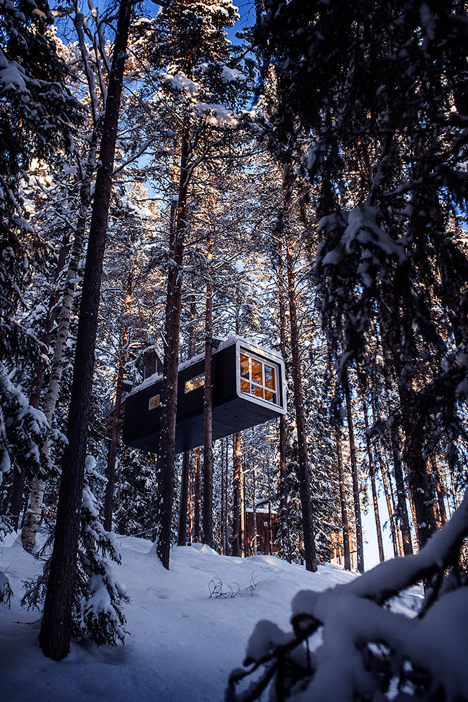Treehouse à Harads, Suède