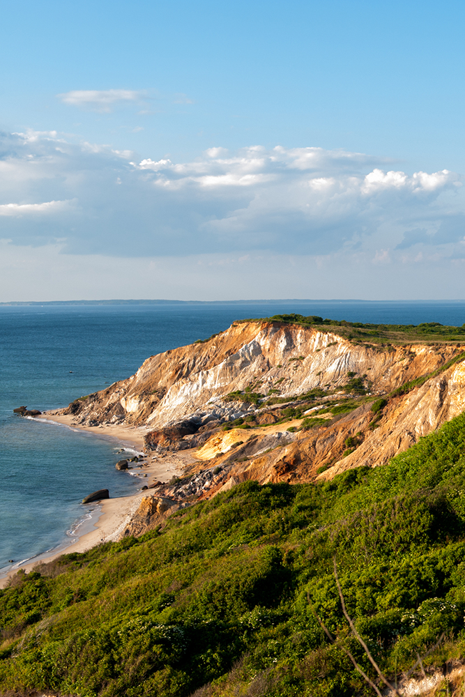 Au cœur des falaises de Martha's Vineyard