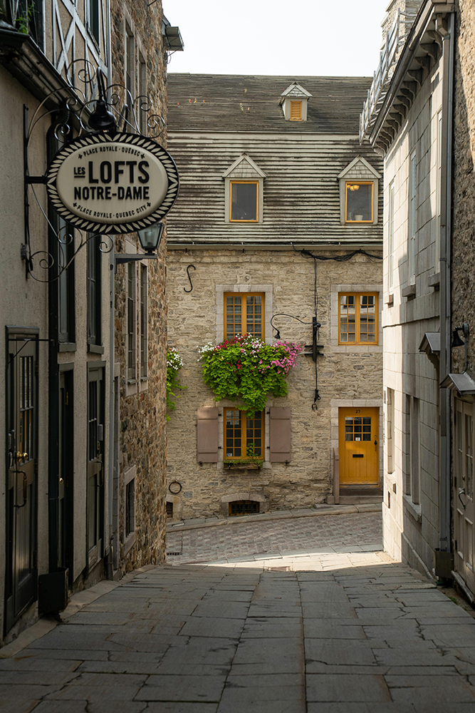 Dans les rues de Québec
