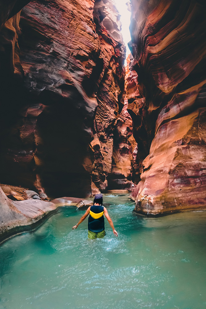 Randonnée aquatique dans le Wadi Mujib 