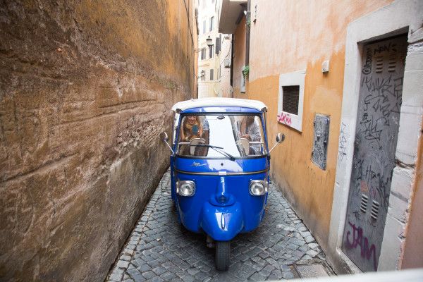 Visite de Rome en Ape Calessino et pique-nique 