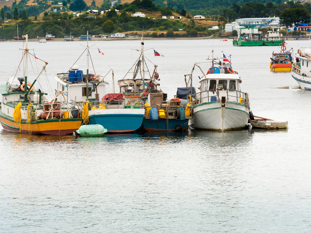 Bateau sur l&rsquo;eau à Valparaiso