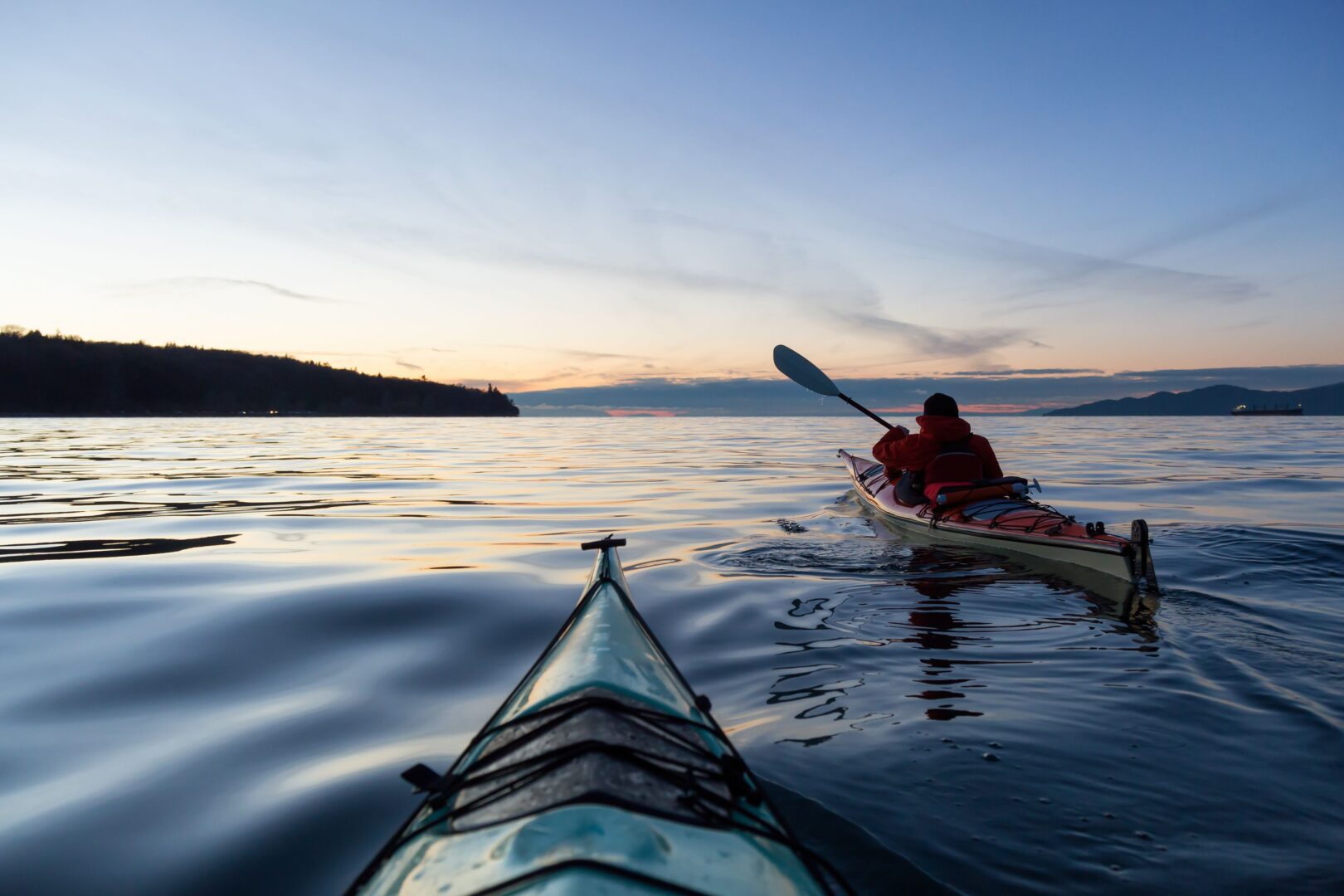 Sortie en kayak au coucher du soleil et dîner du terroir