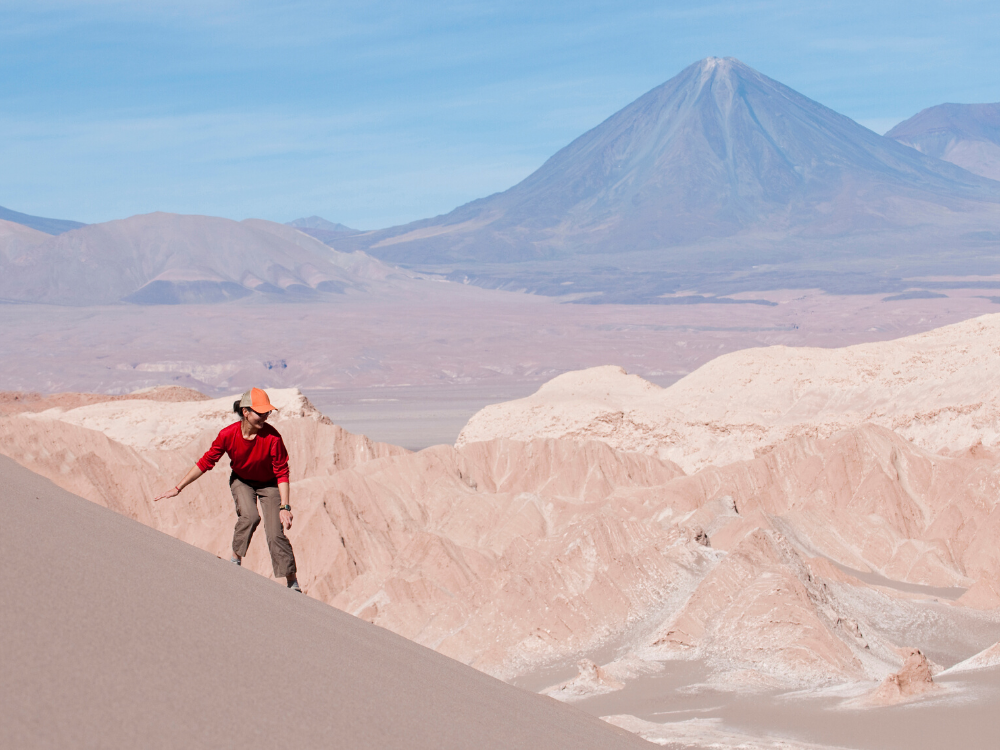 Sand board dans l&rsquo;Atacama