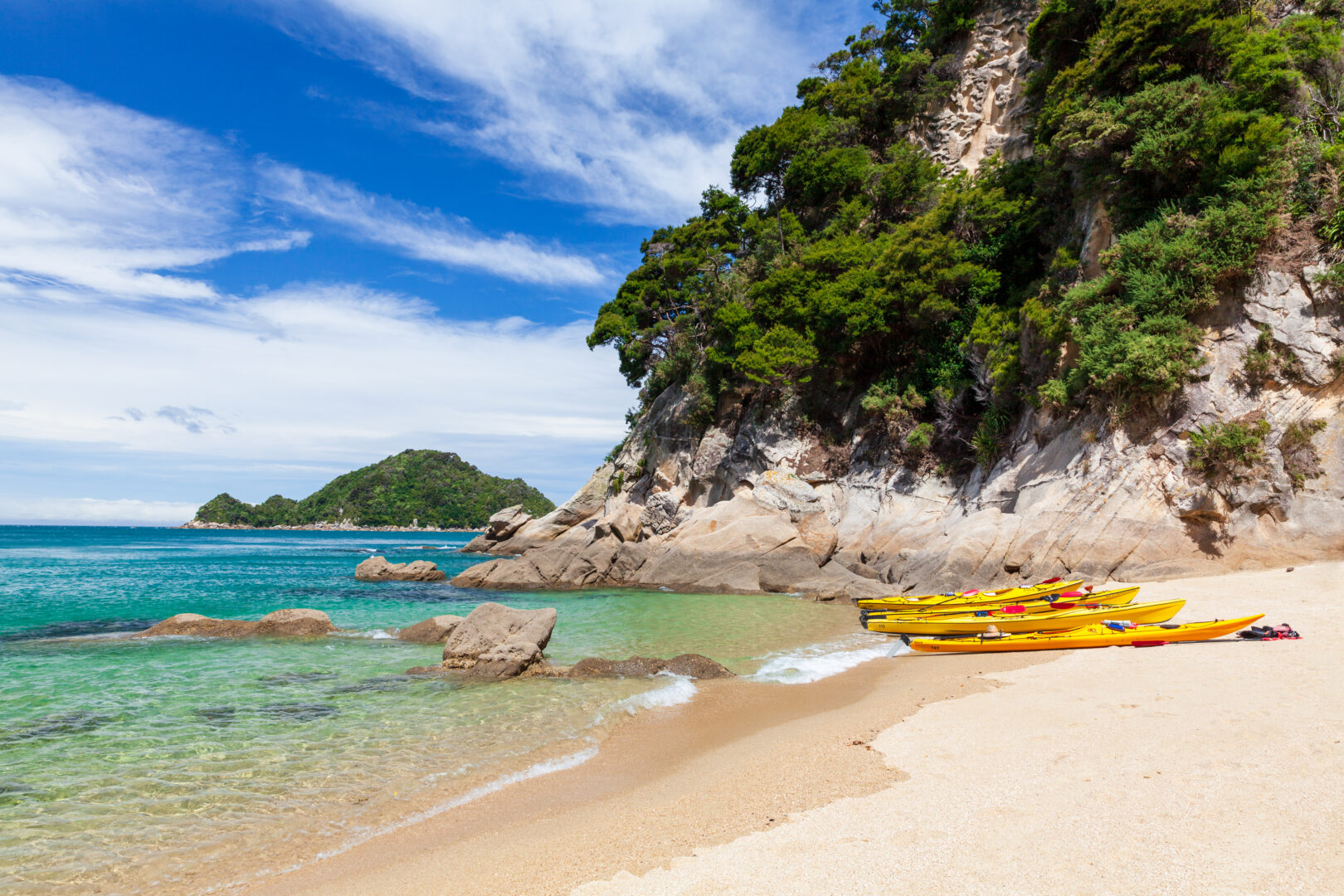 Abel Tasman, sur l&rsquo;eau comme sur terre